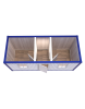 Блок контейнер с двумя перегородками и двумя окнами БК-07